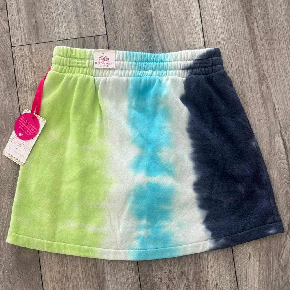 Justice bright skirt